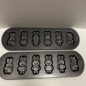 Wilton Easter Bunny Cakelet Pan and/or Mold, includes 2 pans totaling 12 bunnies